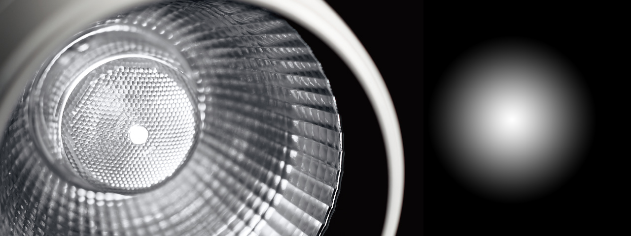 Superior light distribution control and glare reduction by reflectors & lenses